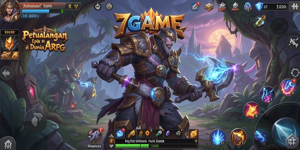 Screenshot menampilkan pertempuran seru di dunia ARPG.