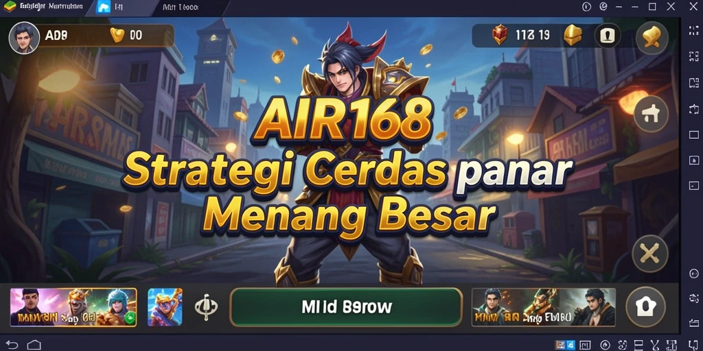 Tampilan gameplay AIR168 yang menegangkan dan penuh strategi.