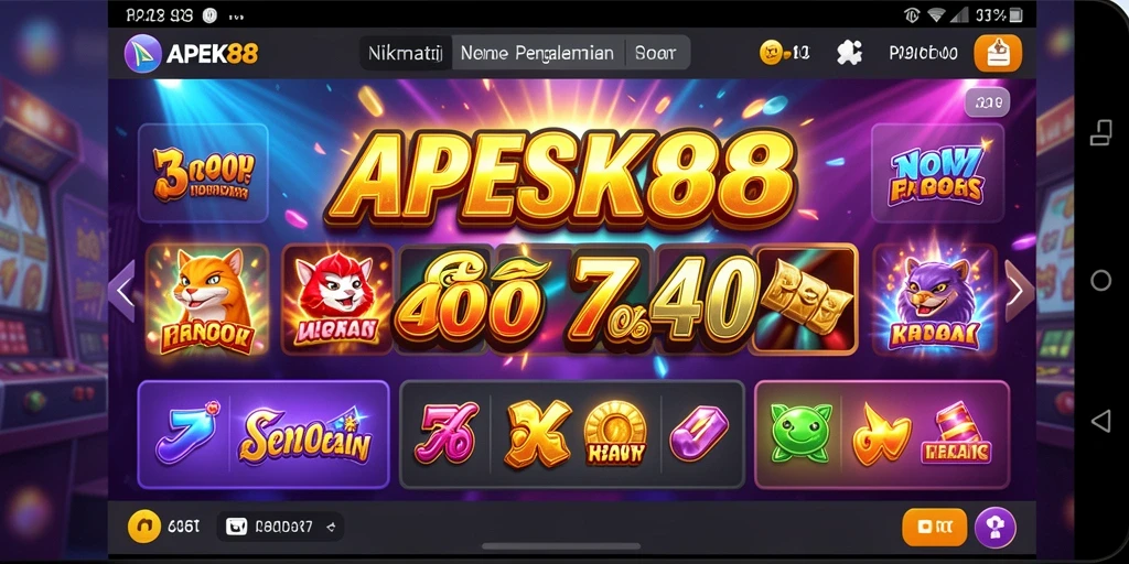 Screenshot APEK88 menampilkan gameplay seru slot yang menghibur.