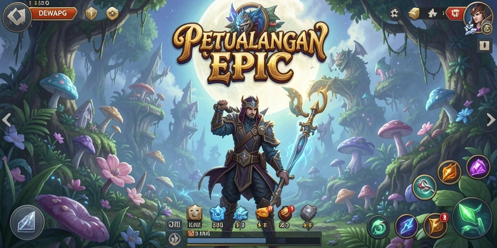 Screenshot DEWAPG memperlihatkan gameplay petualangan yang seru dan mendebarkan.