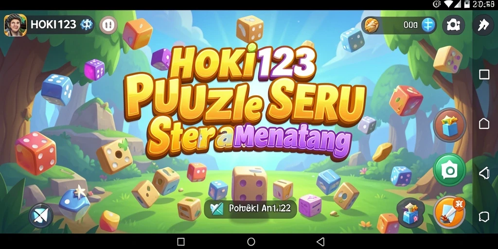 Tampilan gameplay HOKI123 dengan puzzle yang menantang dan menarik.