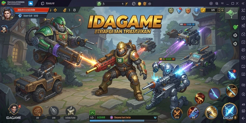 Screenshot IDAGAME menampilkan gameplay strategi yang mendebarkan.